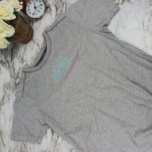 ESCADA SPORT t-shirt women's size M gray short sleeve cotton